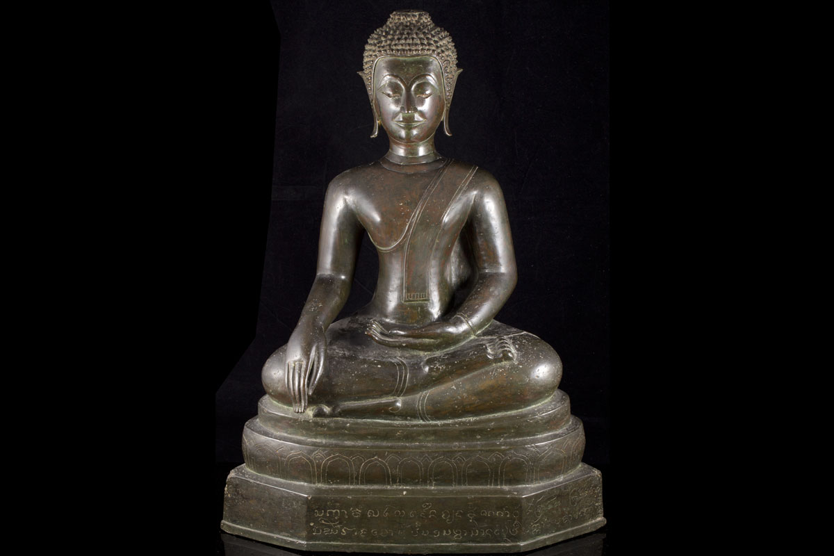 16th century Thai - Burmese bronze Buddha