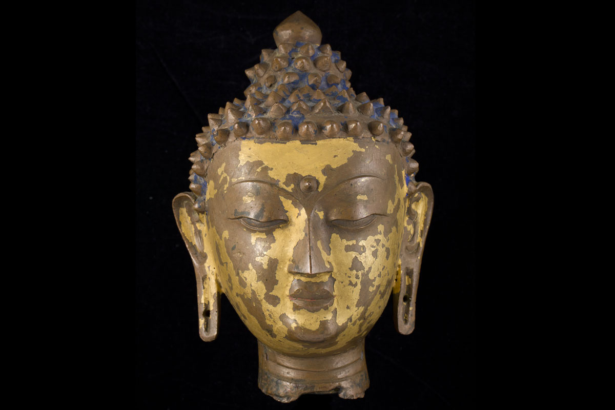 A 16th/17th century gilt bronze Mongolian hand