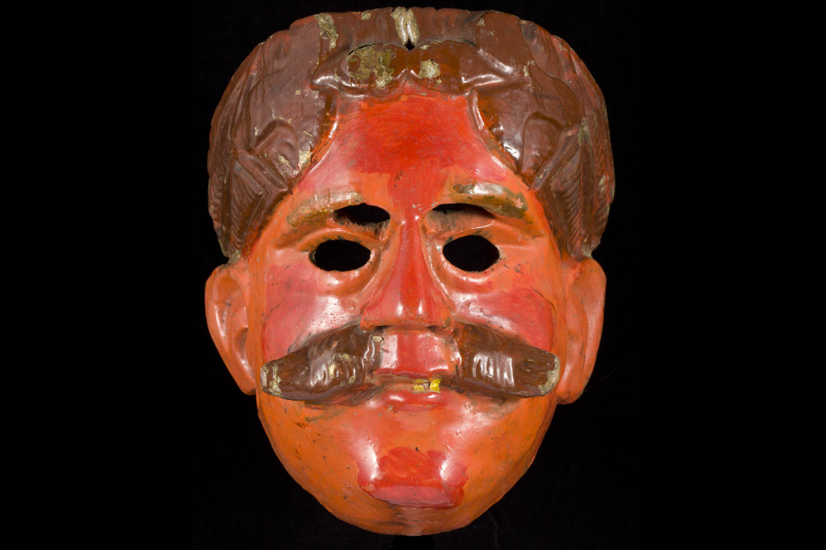 A rare Mexican carnaval mask, 19th century